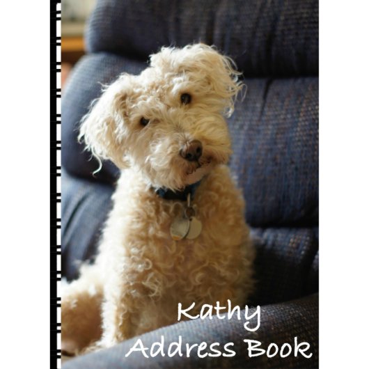 Colorful Pet Photo Address Book (Front)