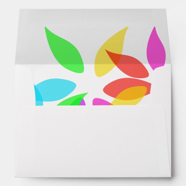 Colorful Petals Envelope (Back (Bottom))