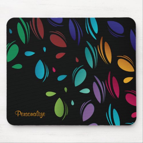 Colorful Petals Mouse Pad