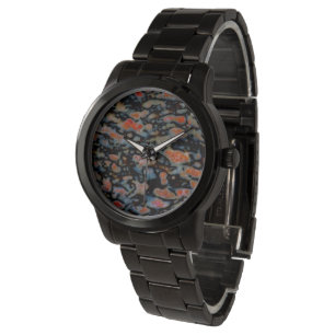 Colorful Petrified Dinosaur Bone Watch