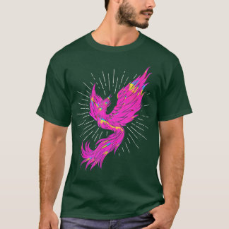 Colorful PhoeniFire BirdFantasy Phoeni T-Shirt