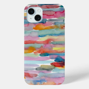 Colorful Phone Case, Abstract Art, Brushstroke iPhone 15 Plus Case