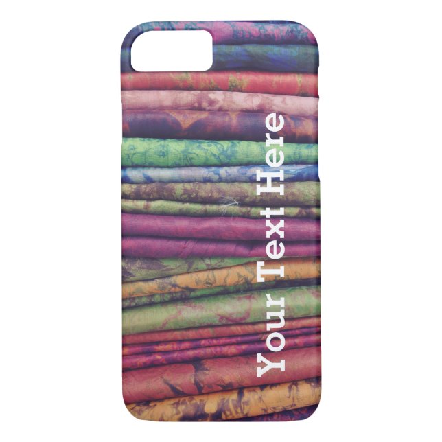 Colorful Phone Case fabric stack -- Customizable (Back)