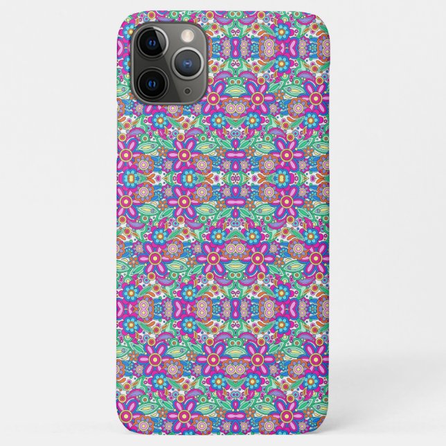 Colorful phone case with intricate (Back)