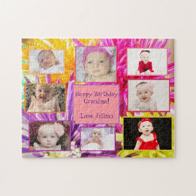 Colorful Photo Collage Puzzle (Horizontal)