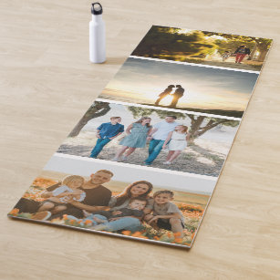 Colorful Photo Collage Yoga Mat