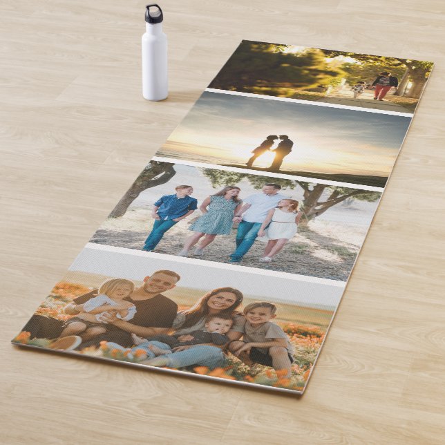 Colorful Photo Collage Yoga Mat (In Situ)