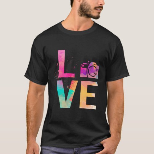 Colorful Photography Mom Photography T_Shirt