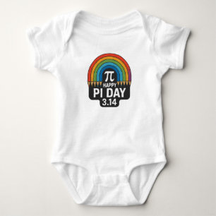 Colorful Pi Day Baby Bodysuit