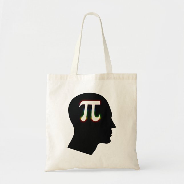 Colorful Pi Mind - math Bag (Front)