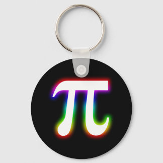 Colorful Pi Number | Math Keychain