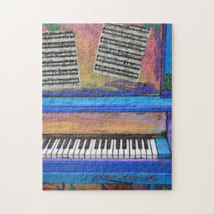 Colorful Piano Jigsaw Puzzle