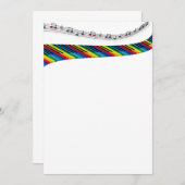 Colorful piano keyboard (Front/Back)