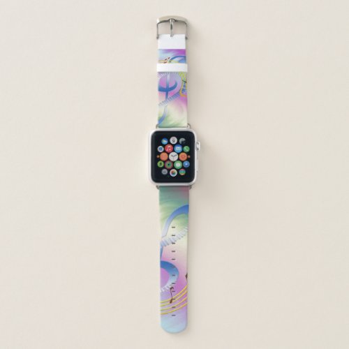 Colorful Piano Melody Apple Watch Band