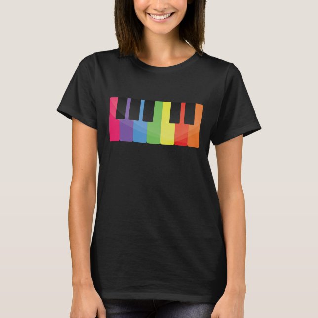 Colorful Piano T-Shirt (Front)
