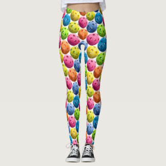 Colorful Pickleball Leggings