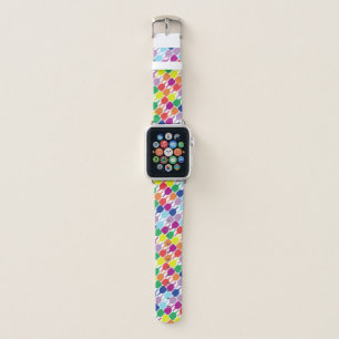 Colorful pickleball paddles 💚❤️💛💙 diagonal apple watch band