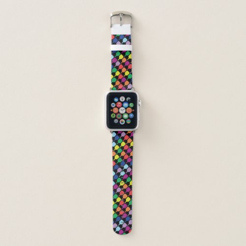 Colorful pickleball paddles ️ diagonal apple watch band