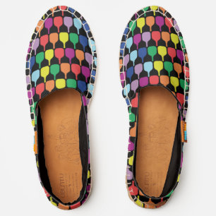 Colorful pickleball paddles 💚❤️💛💙 espadrilles