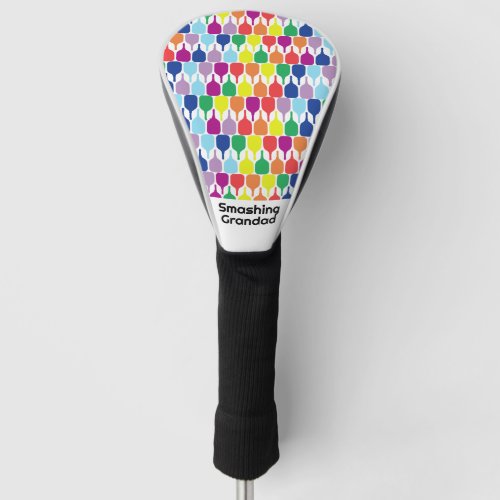 Colorful pickleball paddles ️ golf head cover