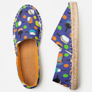Colorful Pickleball Paddles with Fun Cutouts Blue Espadrilles