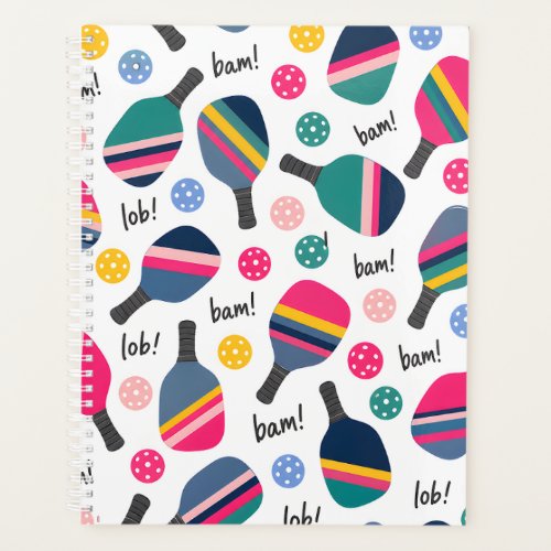 Colorful Pickleball Pattern Planner