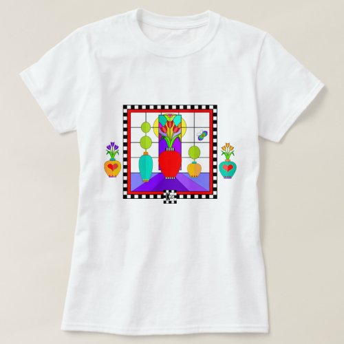 Colorful Picture Window t_shirt