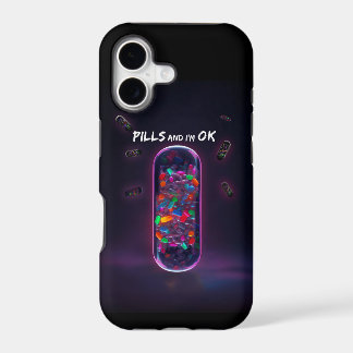 Colorful Pill cool medication trendy design iPhone 17 Case