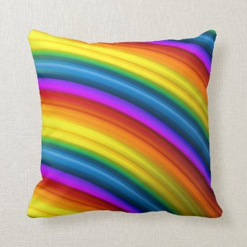 Colorful Pillow by Angel86 at Zazzle