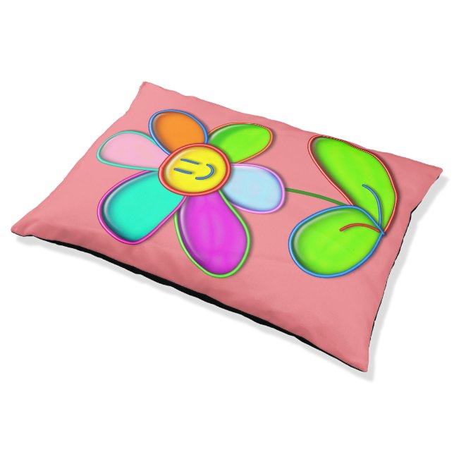 Colorful Pillow for Pets - (Angled)