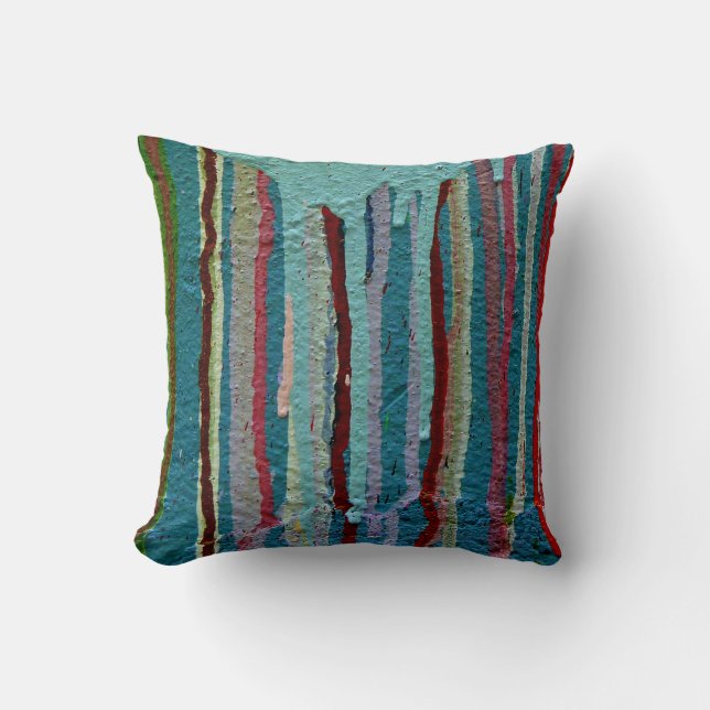 Colorful pillow. throw pillow (Front)