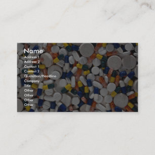 Colorful Pills Business Card