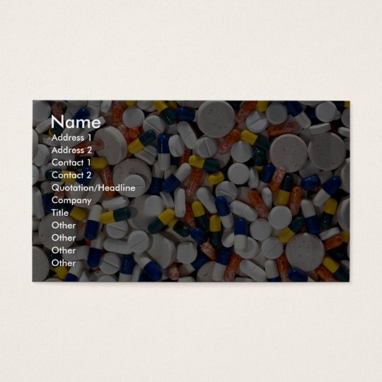 Colorful Pills Business Card