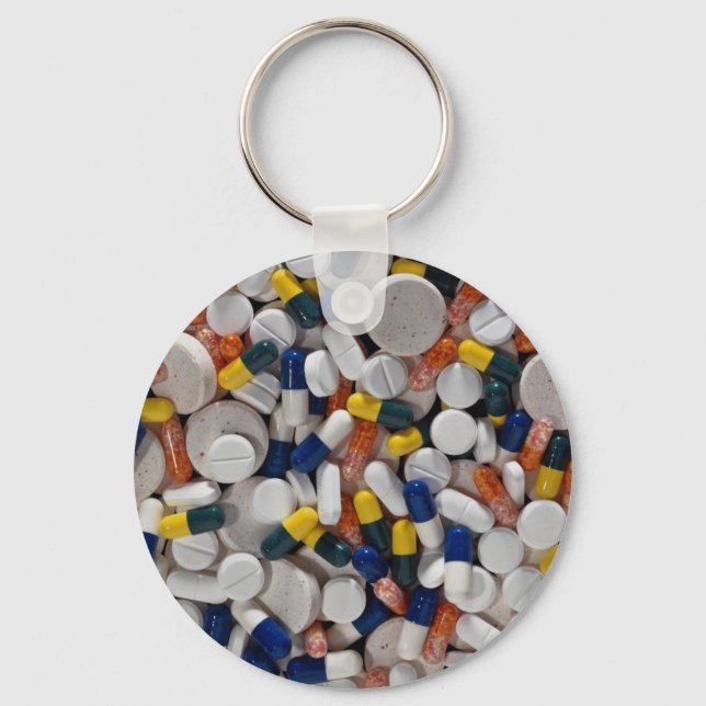 Colorful Pills Keychain (Front)