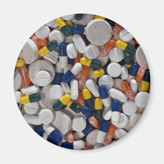 Colorful Pills Magnet (Front)
