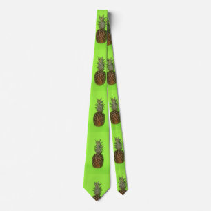 Colorful Pineapple Closeup TIE