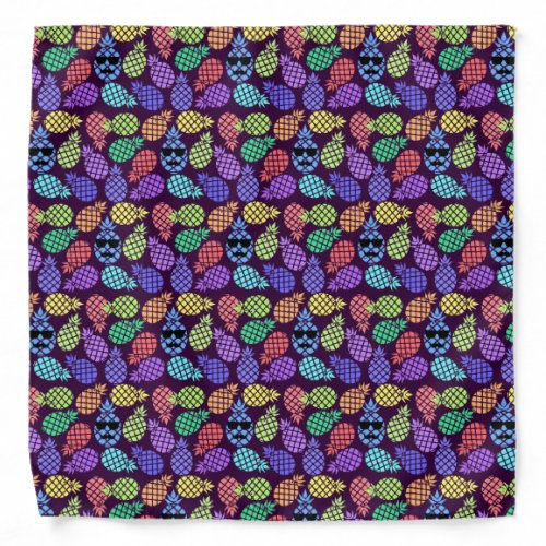 Colorful Pineapple Cute Bandana