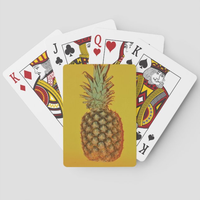 Colorful Pineapple Playing Cards (Back)