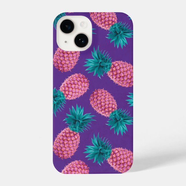Colorful Pineapples iPhone Case (Back)