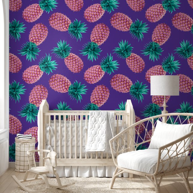 Colorful Pineapples Wallpaper (Kids)