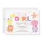 Colorful Pink Jungle Animals Girl Shower