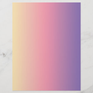 Colorful Pink Sunset Gradient Scrapbook Paper