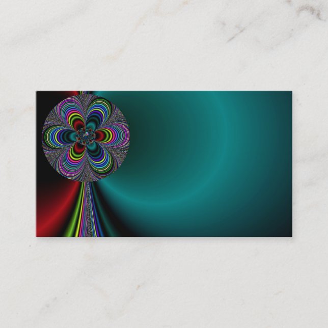 Colorful Pinwheel Business Card (Front)