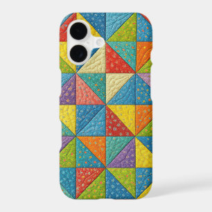 Colorful Pinwheel Quilt Design iPhone 17 Case