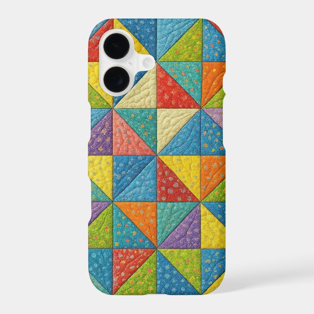 Colorful Pinwheel Quilt Design Case-Mate iPhone Case (Back)