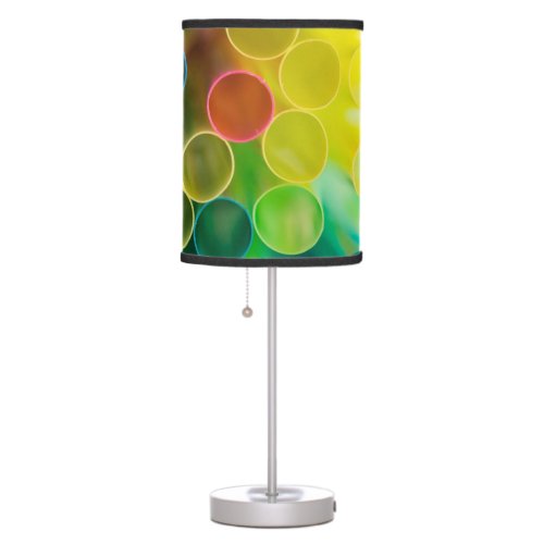  Colorful Piped Dreams Abstract Design Prints Table Lamp
