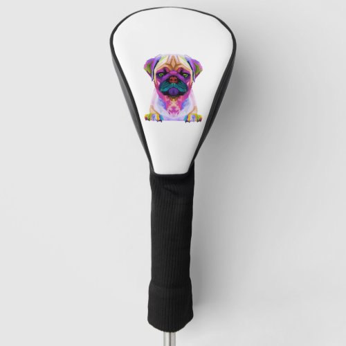 Colorful Pit bull T_Shirt Pitbull Lover Tee Colo Golf Head Cover