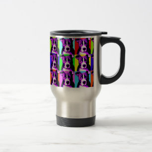 Colorful Pit Bull Travel Mug - Great Gift