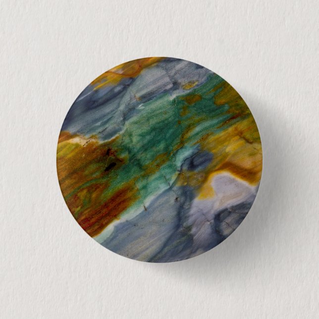 Colorful Piute Jasper Button (Front)
