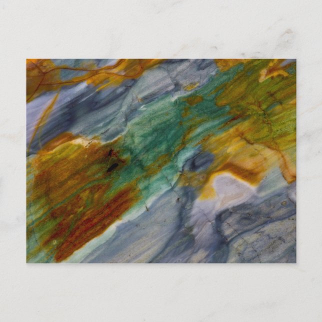 Colorful Piute Jasper Postcard (Front)
